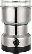 Electric Coffee Grinder Spice Grinder Stainless Steel One Touch Push-Button Control Kitchen Grinder for Coffee Bean Herb for Home