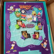 Vintage Crazy Bones McDonald's Happy Meal Toys Store Display Set 2000 RARE