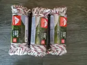(3 pack) Ozark Trail White 50 Foot Polyester Utility Cord/Rope,Outdoor,New