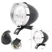 Vintage Classical Led Bike Headlight Black Bicycle Retro Light Front Head Lamps