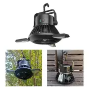 Solar Camping Fan Light Lantern Phone Charger