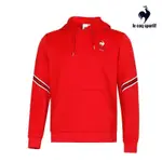 ￼【LE COQ SPORTIF 法國公雞】休閒經典連帽T恤-男女款-紅色.白色.綠色LWU23333