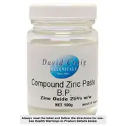 David Craig Compound Zinc Paste Zinc Oxide 25% 100g