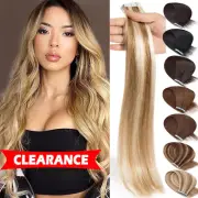 AU Tape In On Russian Remi 100% Remy Human Hair Extensions Skin Weft THICK Ombre