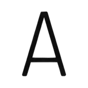 Sandleford 75mm Black Zone Letter W/3M Tape