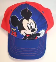DISNEY MICKEY MOUSE Kid's Baseball Hat New MVP 28 Blue Plastic Snapback