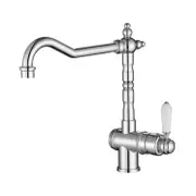 Modernnational Bordeaux Chrome/Matt Black/Brushed Bronze/Brushed Nickel Solid Brass Kitchen Mixer