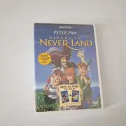 Walt Disney Peter Pan Return to Neverland (DVD, 2002) New Sealed