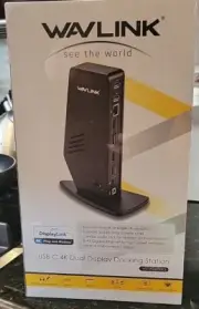 Wavlink USB C Dual HDMI Docking Station Dual Monitor 4K Dock DisplayPort