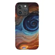For iPhone 15 Pro Max Tough Case Compatible with MagSafe Eye Of The Galaxy
