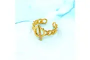 Adjustable Toggle Clasp Fashion Ring