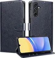 [Boyobacase] Wallet Case for Samsung Galaxy A54 5G,for Galaxy A54 5G Case,PU Leather Flip Cover RFID Blocking Phone Cover with 3 Card Slots [Stand Feature] [Side Magnetic Closure]-Navy Blue