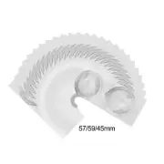 50Pcs Aluminum Foil Seals Lids Disposable for Reusable Capsules Coffee Pods