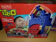 Trio Lights and Sounds Fire Station Fisher-Price FACTORY SEALED! Free Shipping!