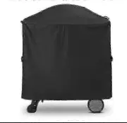 Weber Q1000/q2000 Series Grill Cover Dustproof, Waterproof And Uv-proof Size: 54*76*69cm 1pc Black