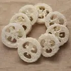 10pcs Natural Loofah Luffa Loofa Slices Handmade Loofah Soap Box Tray Tools AU
