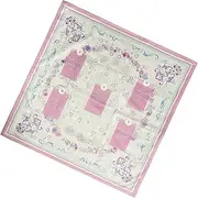 Tarot Card Cloth | Luxurious Pink Velvet Tarot Mat 25x25in | Tarot Accessories, Tapestry Astrology Tarot Divination Cards Tablecloth, Sacred Cloth for Game