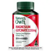 Nature's Own Magnesium Glycinate 1100mg -120 Tablets