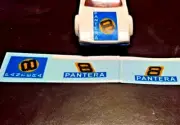 Matchbox Superfast No8 De Tomaso Pantera Stickers, (car not included)
