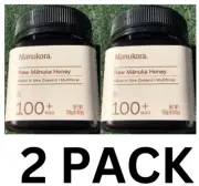 2 Pack Manukora Raw Manuka Honey, MGO 50+, New Zealand Honey, Non-GMO, Exp 2026