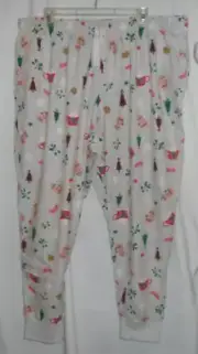 OLD NAVY WINTER HOLIDAY THEME FLANNEL PAJAMA PJ'S PANTS WOMEN'S SIZE XL