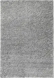 Zayna Loopy Contemporary Charcoal Wool Rug
