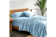 Ddecor Home | 1500TC Premium Cotton Blend King Sheet Set | Seafoam