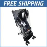 Maximum Coverage Clear Stroller Rain Cover for gb Pockit - Easy to Clean & Store