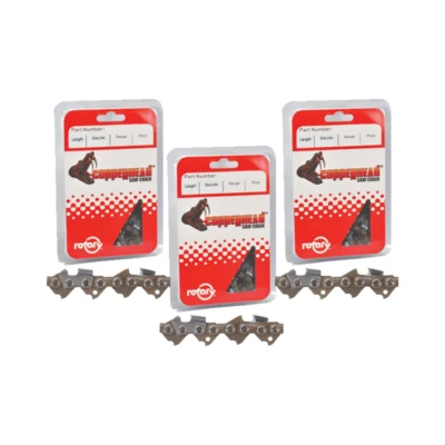 Copperhead 3PK .050" .325 72 LKS Semi-Chisel Chainsaw Chains Husqvarna Echo