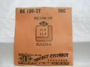 SUC RC100-2T Watch Crystal Fit Bulova Excellency Gruen 579/275 - 11.8 x 11.4 mm