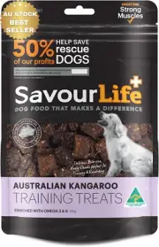 Australian Kangaroo Training Treats 165g Natural Dog Snacks High Protein