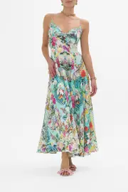 LONG DRESS WITH TIE FRONT GARDENS OF QUELUZ