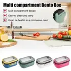 Microwave Lunch Box Wheat Straw Food Storage Container Kids Portable Bento Box