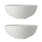 2x Maxwell & Williams White Basics Coupe Noodle/Soup Bowl 16cm Round Porcelain