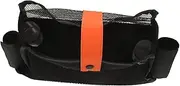 Yardwe Stroller Organizer Storage Basket Oxford Fabric Crib Stroller Storage Bag with Large Capacity for Easy Access to Essentials Portable Mesh Design for Daily Use Travel Black