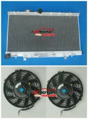 Aluminum Radiator+Fan For 2001-2007 Subaru Impreza WRX STI GD GDA GDB 2002 03 04