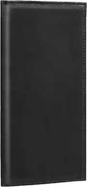 Lli Cufite Leather Checkbook Cover for Top & Side Tear Registers Duplicate Check