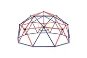 Costway Climb Playset Climbing Dome Swing Set Steel Geometric Climbing Frame Play Center Playground Daycare Gifts