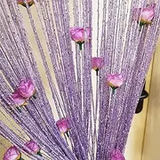 Doorway Curtain, Room Divider Curtain, Beaded Door Drape, Tassel Door Curtain, Design Drapes, Window Panel Divider, Door Frame Decor, Home Decoration Accessory for Pretty Home Aesthetics