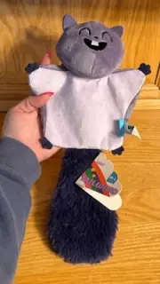 Bark Box Tailwind Flying Squirrel, Crazy Crinkle, Squeaker, New M-L