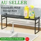 Extendable Cupboard Cabinet Storage Shelf Organiser Living Stand Kitchen Shoes