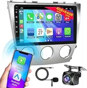 Android 13 Car Radio for Toyota Camry 2006-2011 with Manual A/C, 4G+64G Camry Stereo Support Wireless Carplay&Android Auto, Bluetooth&Voice Control,GPS&Back-up Camera,10.1 Inch IPS Touchscreen