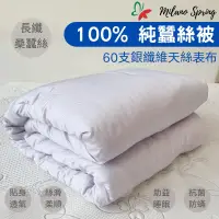 在飛比找蝦皮商城優惠-Milano Spring 100%特級長纖純蠶絲被/ 60