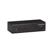 Black Box KV6224DPH KVM SWITCH - 4-PORT, DUAL-MONITOR, MIXED DISPLAYPORT 1.2 AND