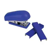 Office Depot, Mini Stapler w 1000 Staples | Blue