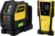 Laser Level with Receiver, F114G Self Leveling Cross Line Laser and FD30 Laser R