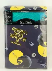 Nightmare Before Christmas Tablecloth ~ Halloween 60” x 102” Rectangle