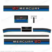Fits Mercury 1981 20HP Outboard Engine Decals