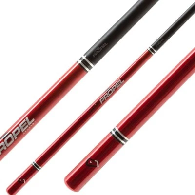 CUETEC PROPEL JUMP CUE RUBY RED 13.9MM KINTROL TIP CARBON SHAFT SHIPS FREE