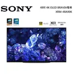 SONY 索尼 48吋 XRM-48A90K【領卷再折】4K OLED BRAVIA電視 公司貨